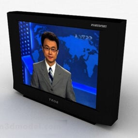 Sony Black Tv 3d model