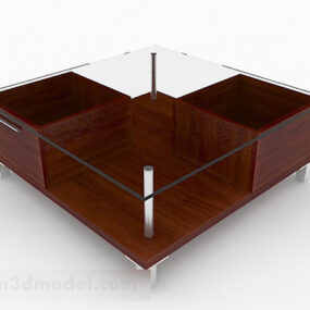 Mesa de centro cuadrada para el hogar Muebles V1 modelo 3d