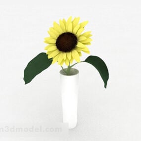 Sunflower Home Decoration Furnishings 3d-modell