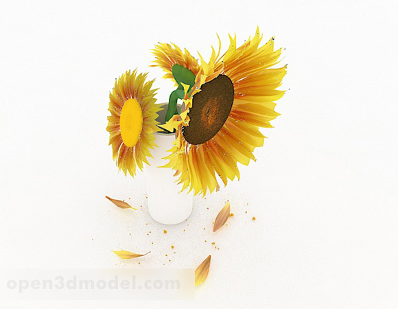 Sunflower Interior Flower Vase