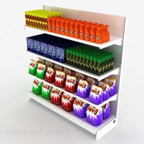Supermarket Cargo Display Stand 3D-malli