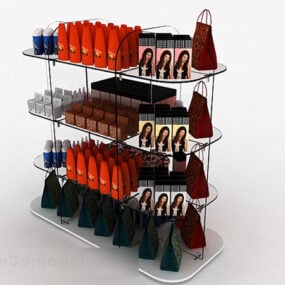 Supermarket Schampo Product Display Stand 3d-modell