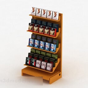 Conception de présentoir de supermarché modèle 3D