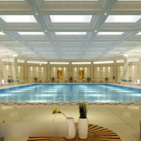 Swimming Pool Interior V2 3d model