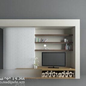 Tv Background Wall 3d model