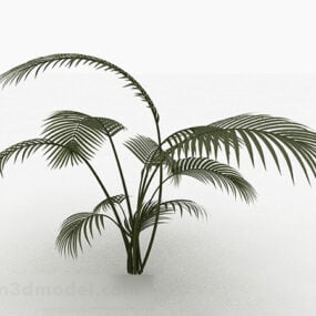 3D-Modell einer hohen Farnpflanze