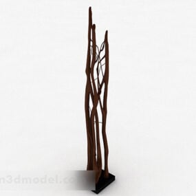 Trunk Shaped Brown Decoration 3d model