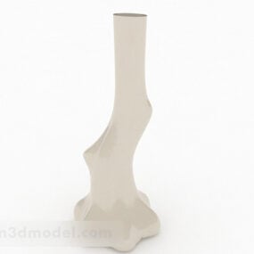 Trunk Shaped Ceramic Glass Bottle 3d model