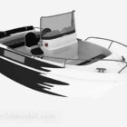 水上スピードボートの3Dモデル