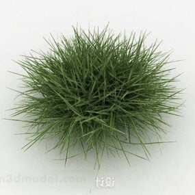 Modelo 3d de ervas daninhas verdes