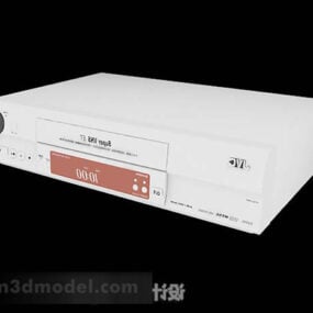 Reproductor de DVD blanco V1 modelo 3d