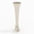 Vas Hiasan Keramik Putih