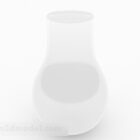 Белая керамическая ваза
