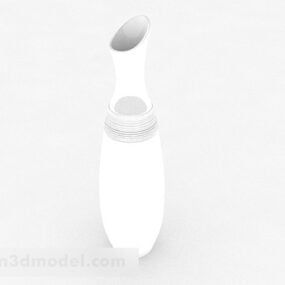 Beyaz Seramik Vazo Ev Dekorasyonu V1 3d modeli