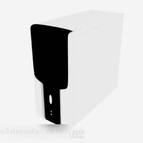 白色油漆电脑机箱3d模型
