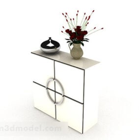 Decorative Ware On Office Cabinet 3d model
