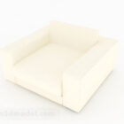 Design per divano letto singolo bianco