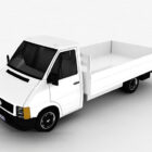 White truck 3d model