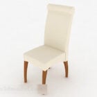 White Upholstered Home Chair