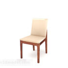 Dřevěná béžová domácí židle