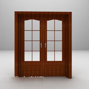 Wooden Door Free 3d model