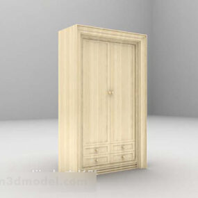 Wooden Door V2 3d model