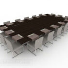 Wooden Long Conference Table