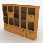 Wooden Multi-door Display Cabinet
