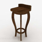 Wooden Personality High Stool