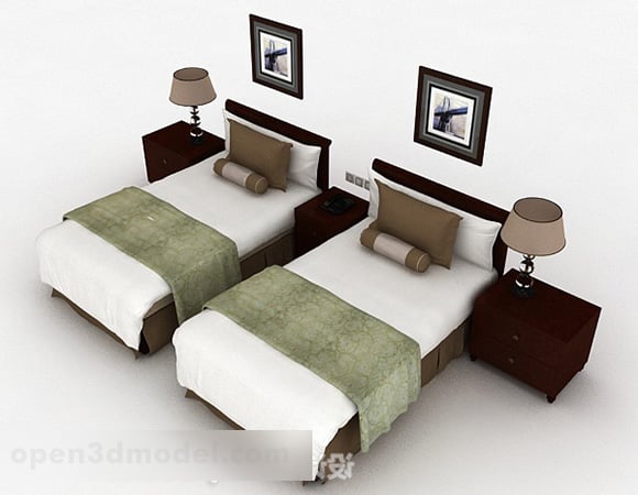 Wooden Twin Single Bed Combination Free, Single Beds Twin Beds