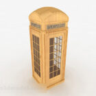 Wooden Outdoor Phone Booth