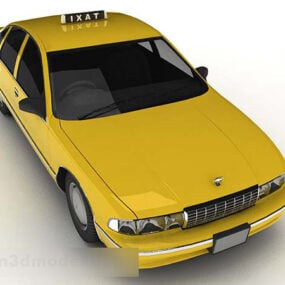 Žlutý 1D model taxi V3