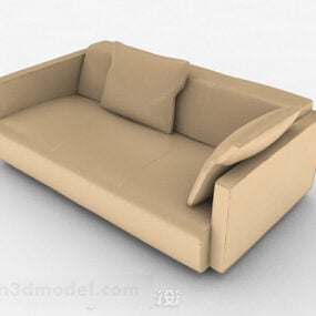Kahden istuttava sohva 3d malli
