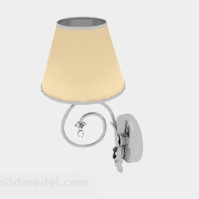 Yellow Wall Lamp 3d model