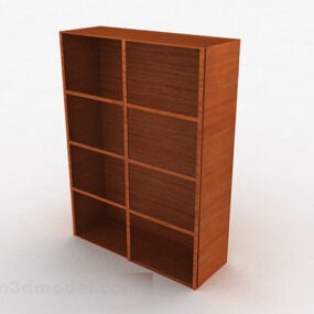 木製ガラスドアワードローブ3Dモデル