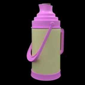 Old Thermos Bottle 3d model