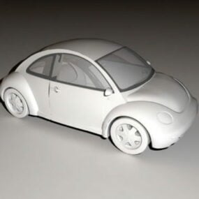 Model 3d Kereta Volkswagen Beetle