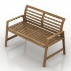 Dřevěná lavička Ikea
