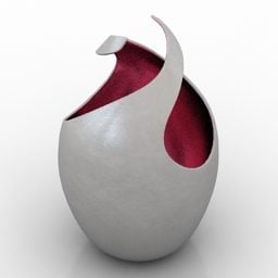 Vaso artistico Aria Design modello 3d