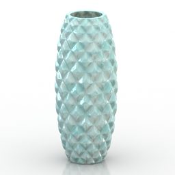 Model Art Vase Bump 3d