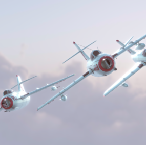 Mig-15 Vliegtuigen V1 3D-model