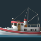 Wooden Fishing Ship