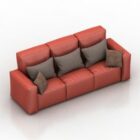 Fabric Sofa 3 Seats