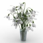 Vaas witte bloemen