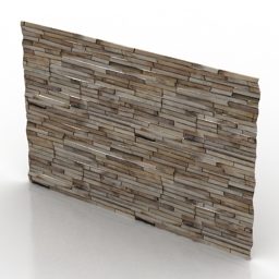 Stone Tiles Panel Decor 3d model