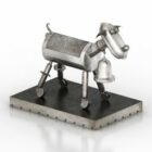 Sheep Iron Figurine