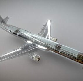 수상 비행기 과학 비행기 3d 모델