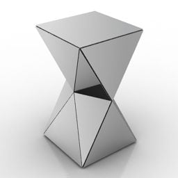 Table Mirror Polygon Shape 3d model