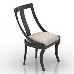 Krzesło włoski elegancki design Model 3D