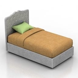 Single Bed Darlington V1 3d model